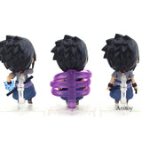 3pcs/set Nendoroid Naruto Shippuden Sasuke figure Uchiha